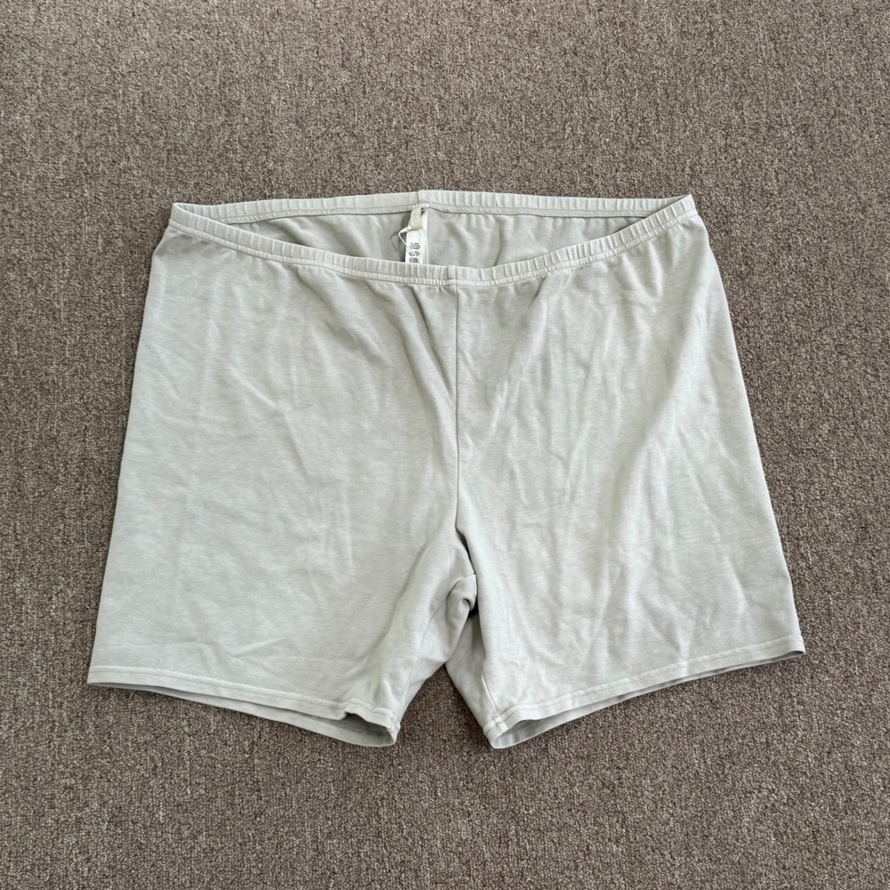 SKIMS Outdoor Bike Short Stone Grey Beige BO-BKS-4186 Womens Size 4X